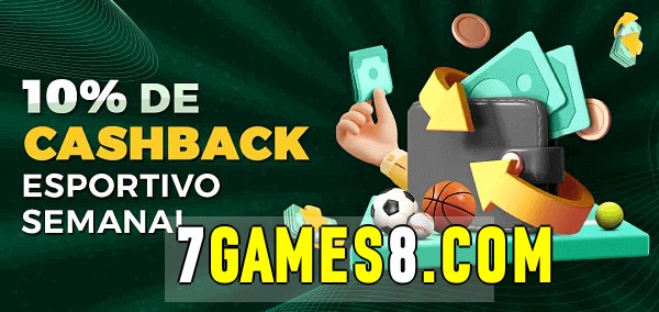 10% de bônus de cashback na 7games 