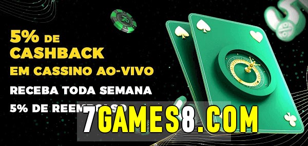 Promoções do cassino ao Vivo 7games 